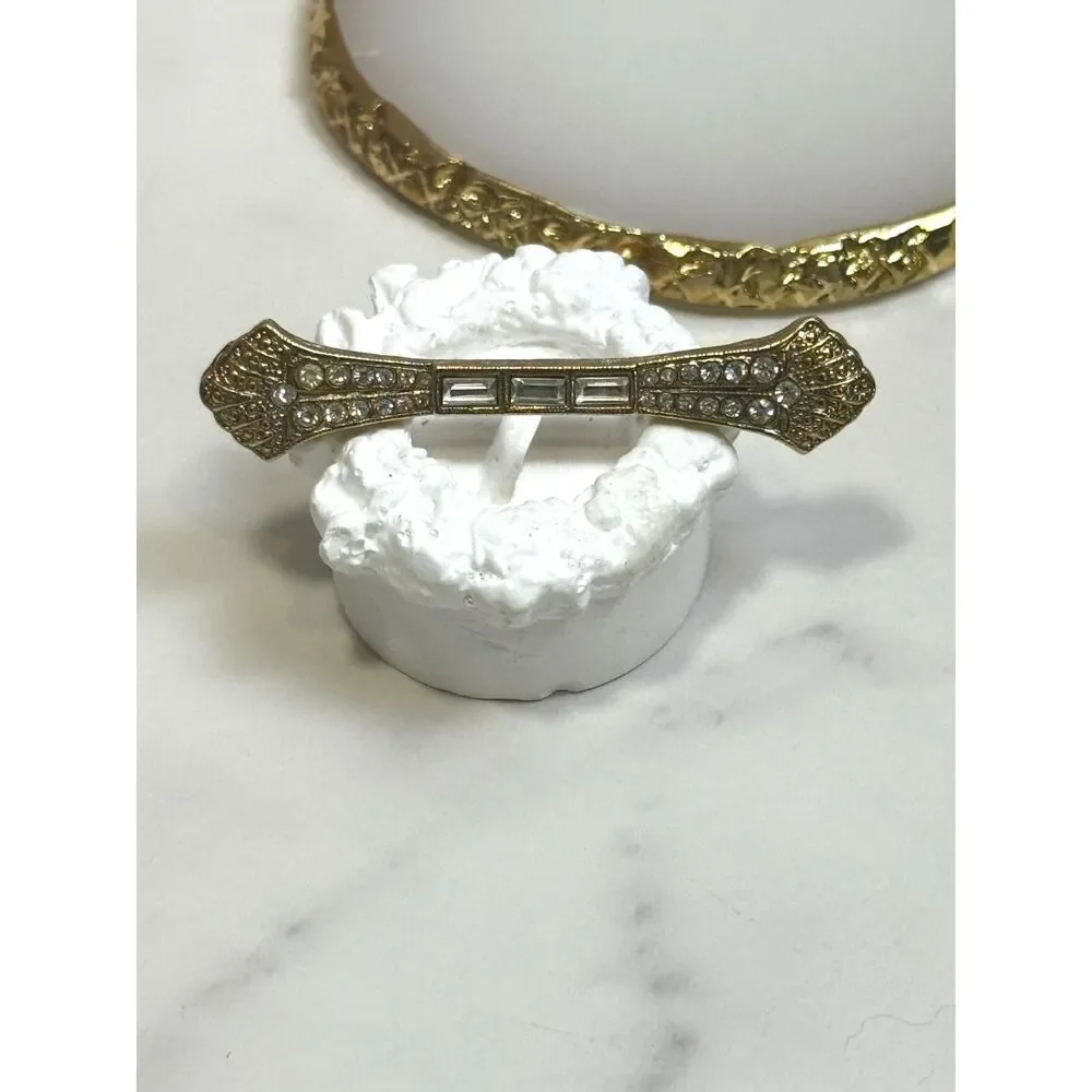 Vintage Art Deco Style Bar Brooch
